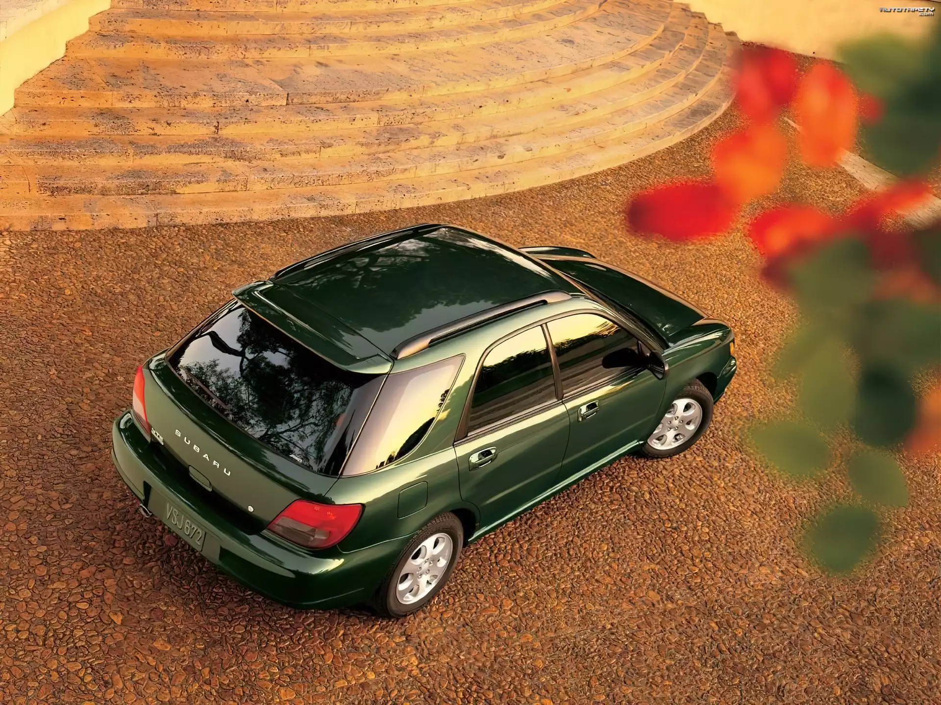 Zielone, Subaru Impreza, Kombi