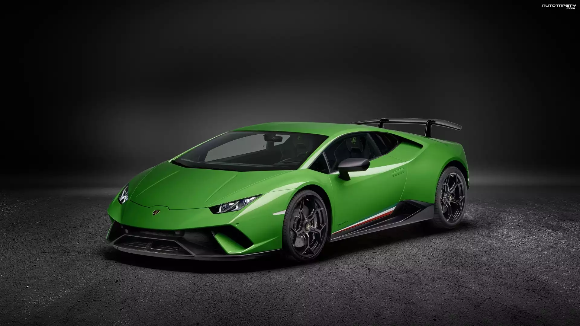 Zielony, Lamborghini Huracan Performante, 2017