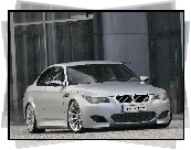 Srebrny, BMW 5, E60, Coupe