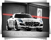 Mercedes SLS, Grill, Kicherer