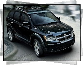 Czarny, Dodge Journey, Maska