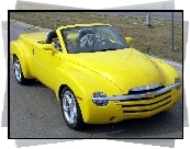 Żółty, Pickup, Chevrolet