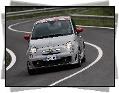 Srebrny, Abarth 500, Szachownica, Dach