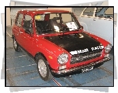 Czerwony, Autobianchi A112, Dach, Parking