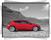 Czerwony, VW Scirocco