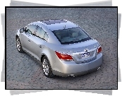 Srebrny, Buick LaCrosse, Dwie, Rury, Wydechowe