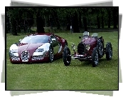 Samochody, Bugatti, Kontrast