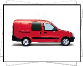 Czerwone Renault Kangoo