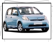 Błękitny, Daihatsu Sirion, Zderzak, Przód