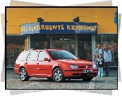 Golf 4, Kombi, Czerwony