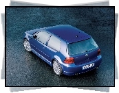 Golf 4, R32, Niebieski