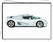 Biały, Koenigsegg, Prawa Strona