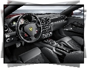 Ferrari 599, Ciemne, Wnętrze