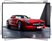 Czerwony, Mercedes Benz SLS, AMG