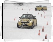 Mini Cooper Cabrio, Zima, Slalom