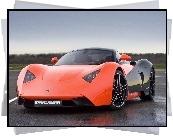 Pomarańczowo, Czarna, Marussia B1