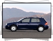 Volkswagen Golf 4, Granatowy