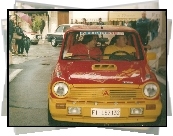 Czerwony, Żółty, Autobianchi A112, Wyścig