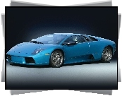 Niebieskie, Lamborghini Murcielago, Chromowane, Alufelgi