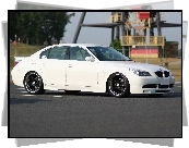 Biały, BMW 5, E60, Czarny, Felgi