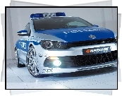 Policyjny, VW Scirocco, Radiowóz