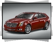 Czerwony, Cadillac CTS, Kombi