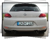 VW Scirocco, Czujniki, Parkowania, Tył