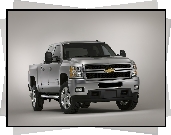 Przód, Chevrolet Silverado, Potężna, Atrapa