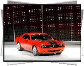 Czerwony, Dodge Challenger, Coupe