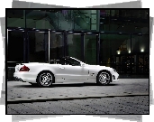 Biały, Mercedes SL, AMG
