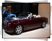 Bordowy, Rolls Royce Phantom, Kabriolet