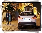 BMW X1, Lampy, Neonowe, Noc