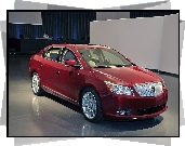 Bordowy, Buick LaCrosse, Salon