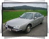 Srebrny, Citroen CX, Chromowane, Lusterka