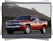 Bordowy, Chevrolet Silverado, Progi