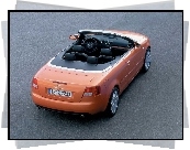 Pomarańczowe, Audi A4, Cabrio