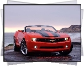 Chevrolet Camaro, Reflektory, Przednie, Maska