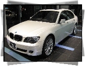 Biały, Bmw Seria 7, E66, Salon