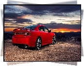 Czerwony, Dodge Charger SRT 8