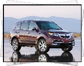 Bordowa, Acura MDX, Odbicie