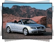 Audi A4, Cabrio, Srebrne