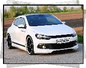 VW Scirocco, Czarne, Alufelgi