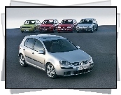 Volkswagen Golf 1, Volkswagen Golf 2, Volkswagen Golf 3, Volkswagen Golf 4, Volkswagen Golf 5