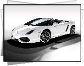 Białe, Lamborghini Gallardo, Kabriolet