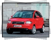 Czerwone, Audi A2, Przód