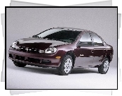 Bordowy, Chrysler Neon, Sedan