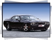 Czarny, Dodge Challenger, Maska