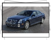 Niebieski, Cadillac STS, Sedan