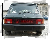 Tył, Autobianchi A112, Zderzak, Tłumik