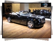 Czarny, Rolls-Royce Phantom Drophead, Metaliczna, Maska
